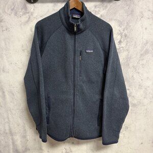 Patagonia Sweatshirt Mens Large Blue Full Zip Outdoor